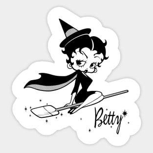 Betty Boop - Halloween witch Sticker